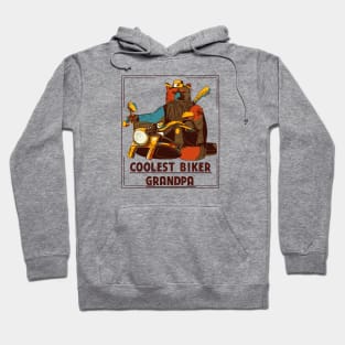 Coolest biker grandpa Hoodie